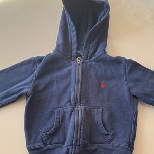 Polo by Ralph Lauren Kids Dark Blue Zip-Up Hoodie